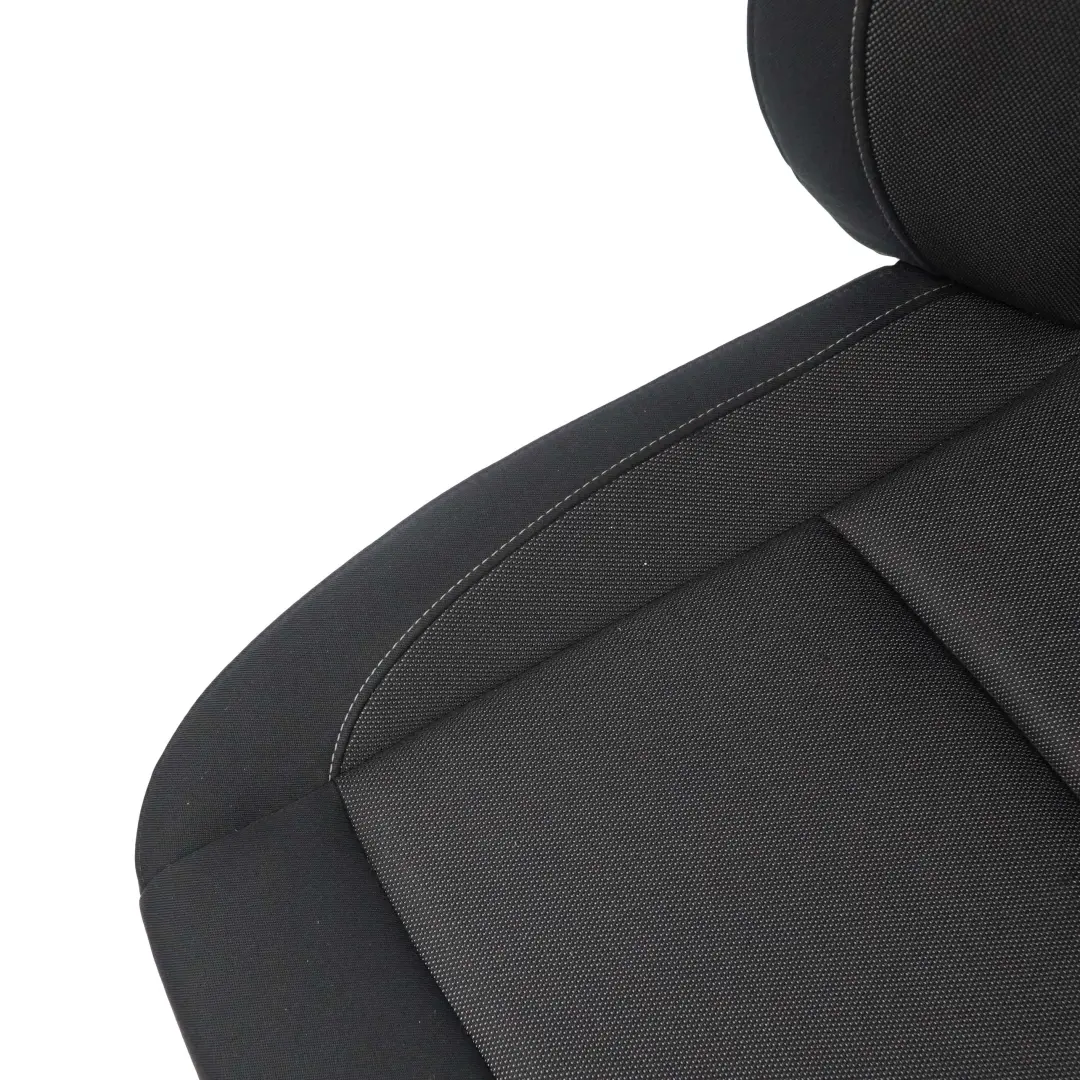 Front Seat BMW E87 Cloth Fabric Interior Left N/S Anthracite Network Lumbar