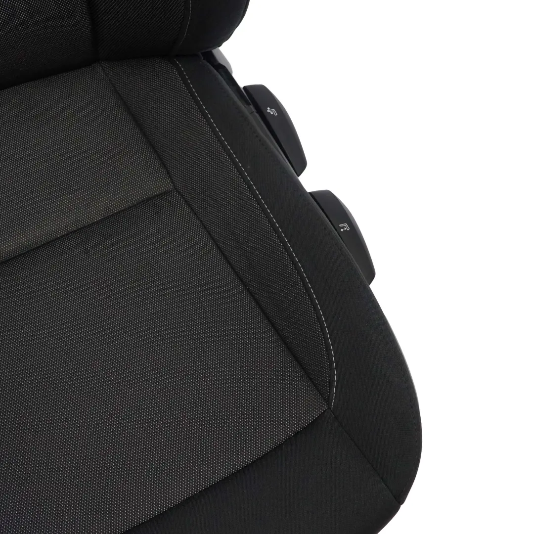 Front Seat BMW E87 Cloth Fabric Interior Left N/S Anthracite Network Lumbar