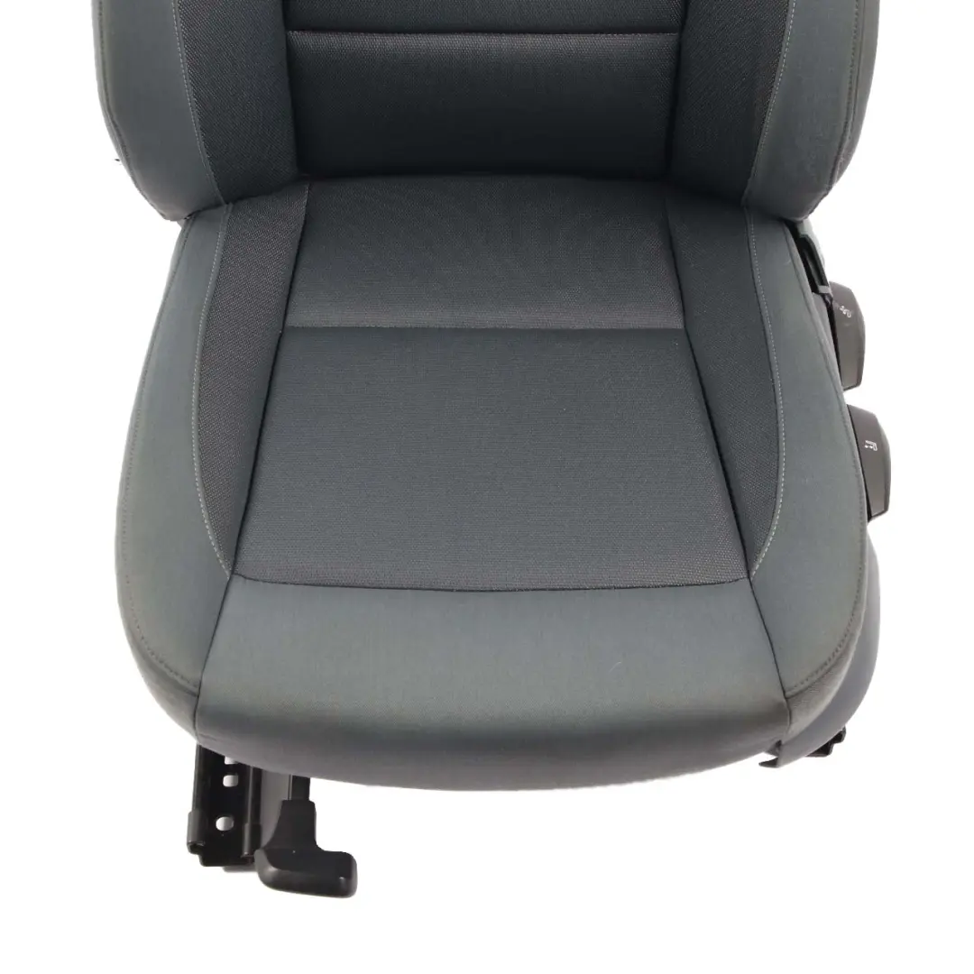 BMW 1 Series E87 Cloth Fabric Interior Seat Front Left N/S Network Alaska Grey