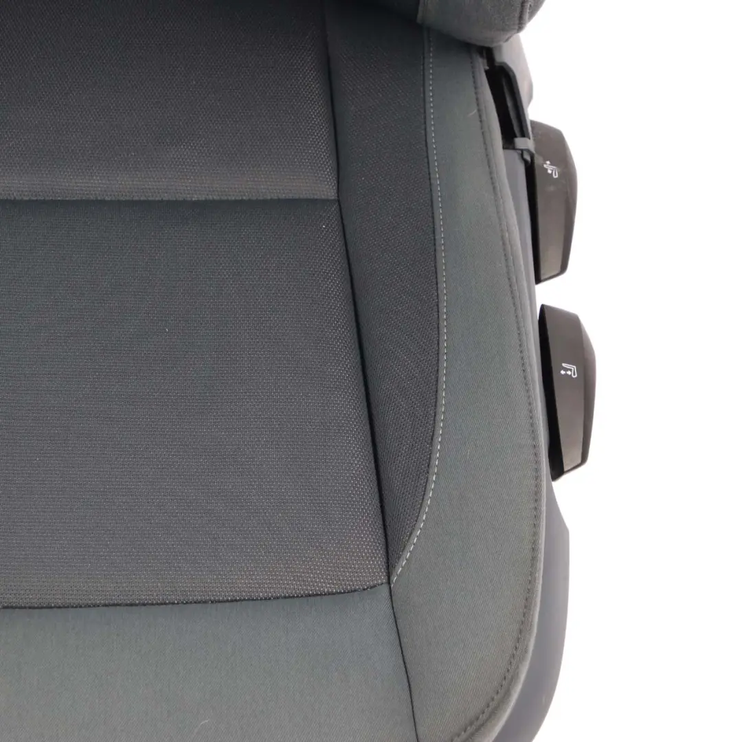 BMW 1 Series E87 Cloth Fabric Interior Seat Front Left N/S Network Alaska Grey