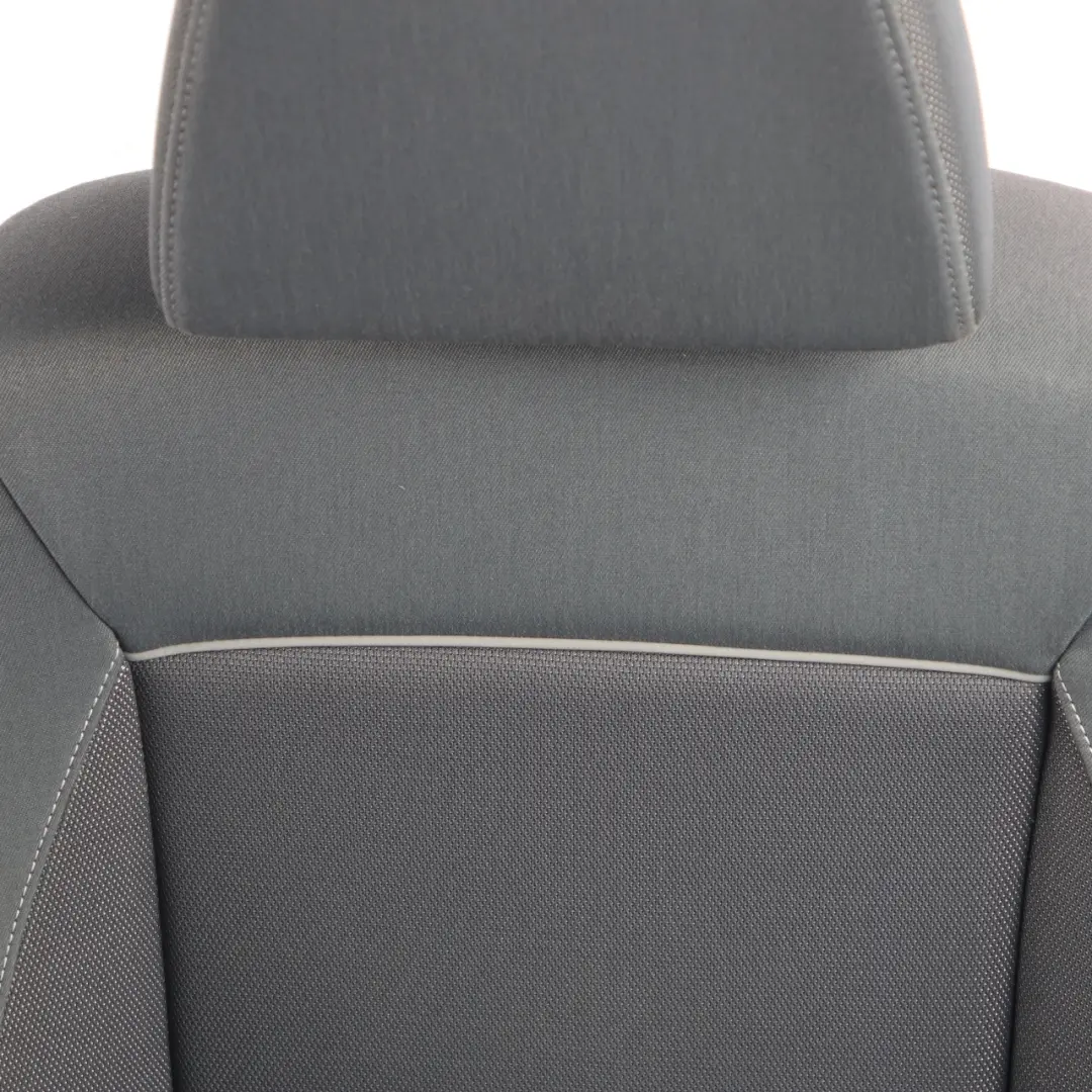 BMW 1 Series E87 Cloth Fabric Interior Seat Front Left N/S Network Alaska Grey