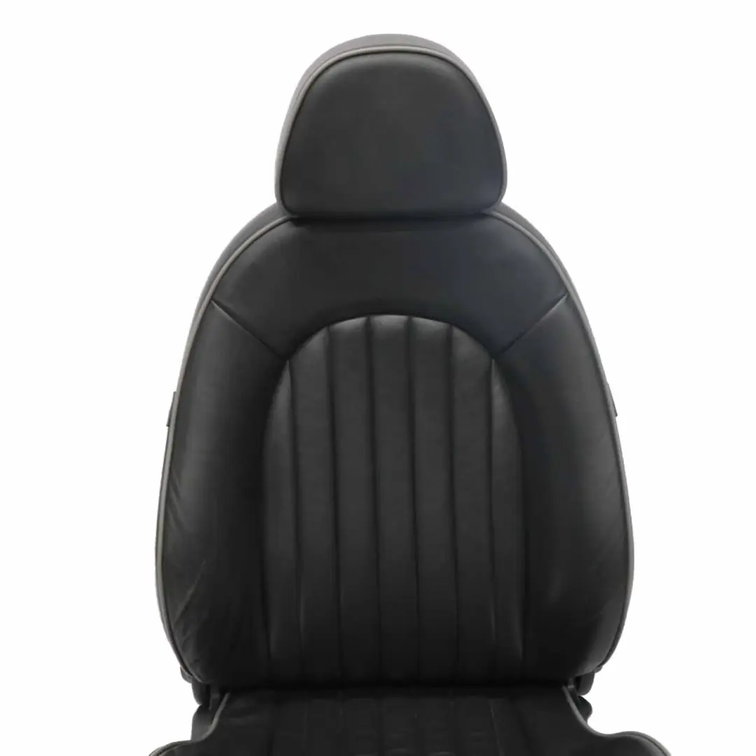 Front Seat Mini R50 R53 Right O/S Leather English Panther Black Park Lane