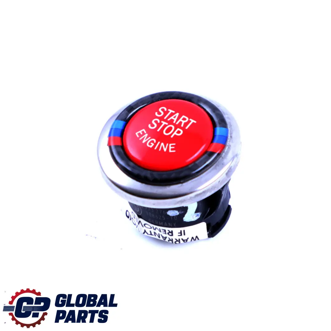 BMW 3 Series E92 E93 Start Stop Ignition Switch Button Chrome Pearl Red 6973276