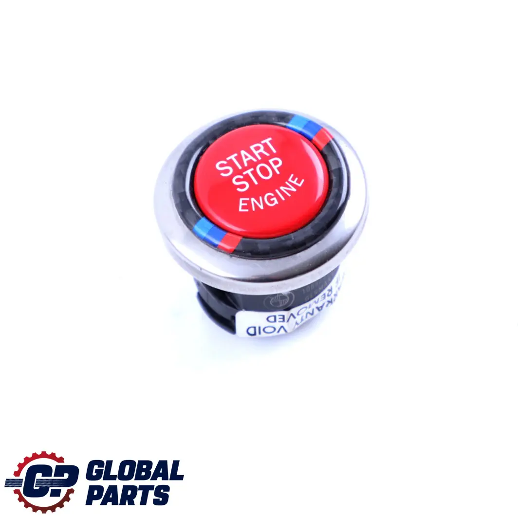 BMW 3 Series E92 E93 Start Stop Ignition Switch Button Chrome Pearl Red 6973276