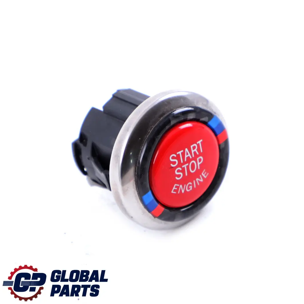 BMW 3 Series E92 E93 Start Stop Ignition Switch Button Chrome Pearl Red 6973276