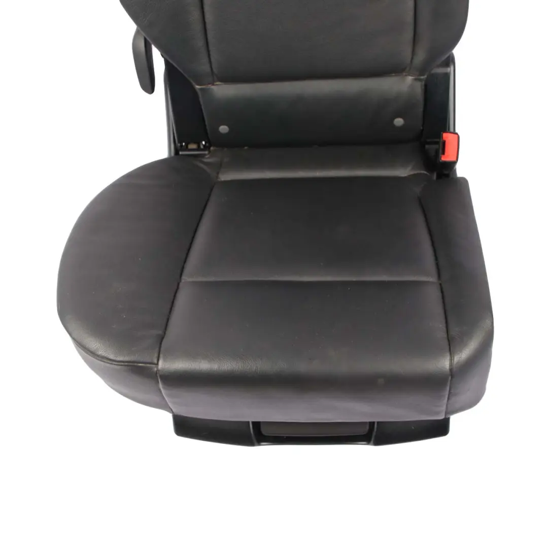 BMW X5 E70 Asiento Trasero Derecho Respaldo Banqueta Cuero Negro Para 7 Plazas