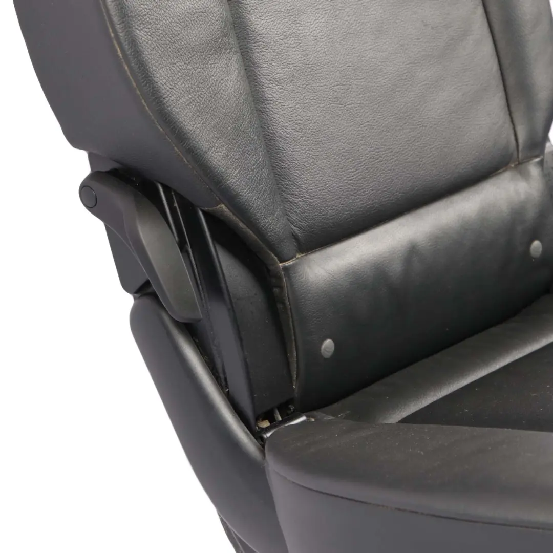 BMW X5 E70 Asiento Trasero Derecho Respaldo Banqueta Cuero Negro Para 7 Plazas