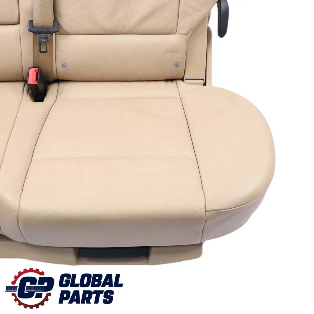 BMW X5 E70 Rear Seat Left N/S Backrest Bench Beige Leather Nevada For 7 Seats