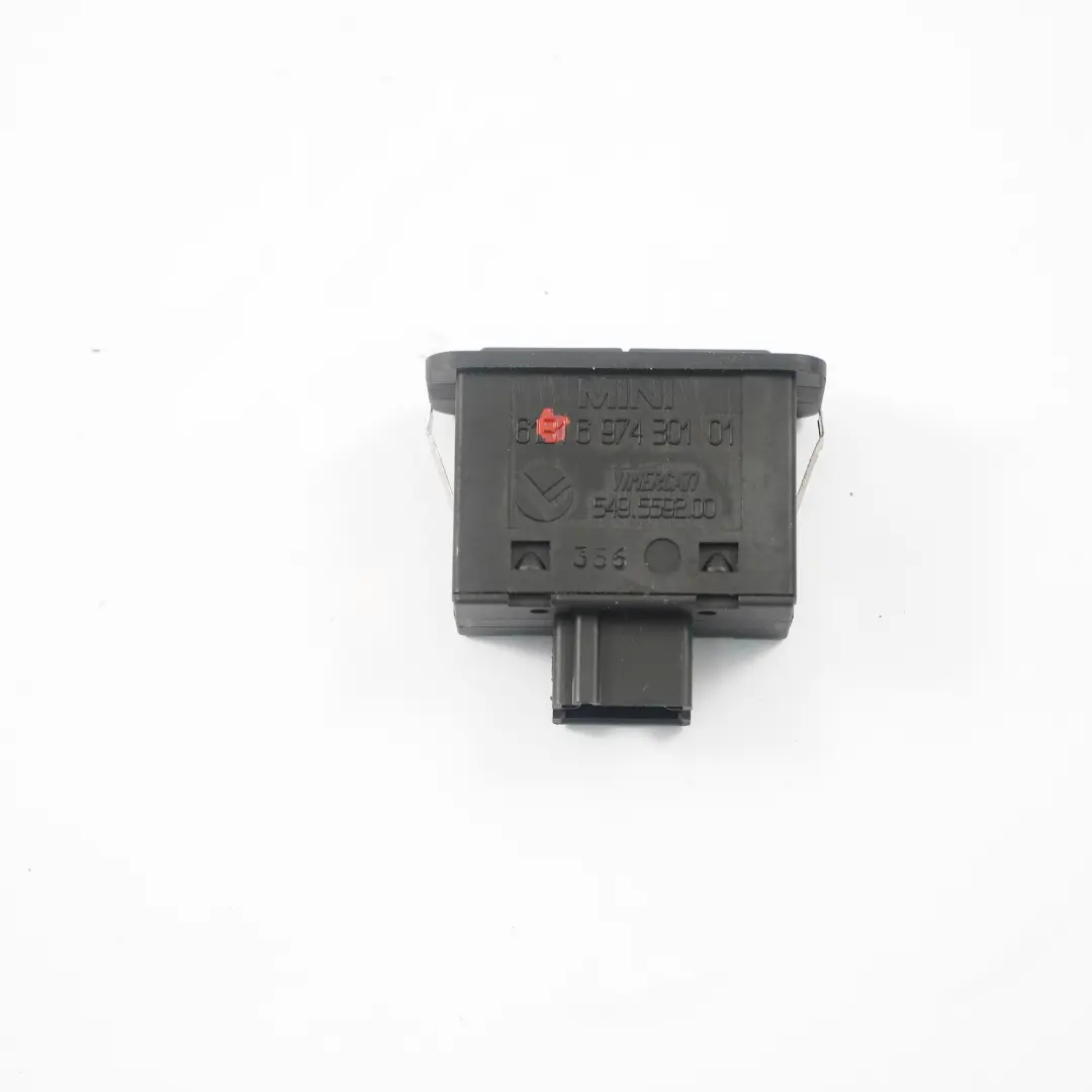 Mini Cabrio R52 Elevalunas Boton Interruptor Trasero Negro 6928740