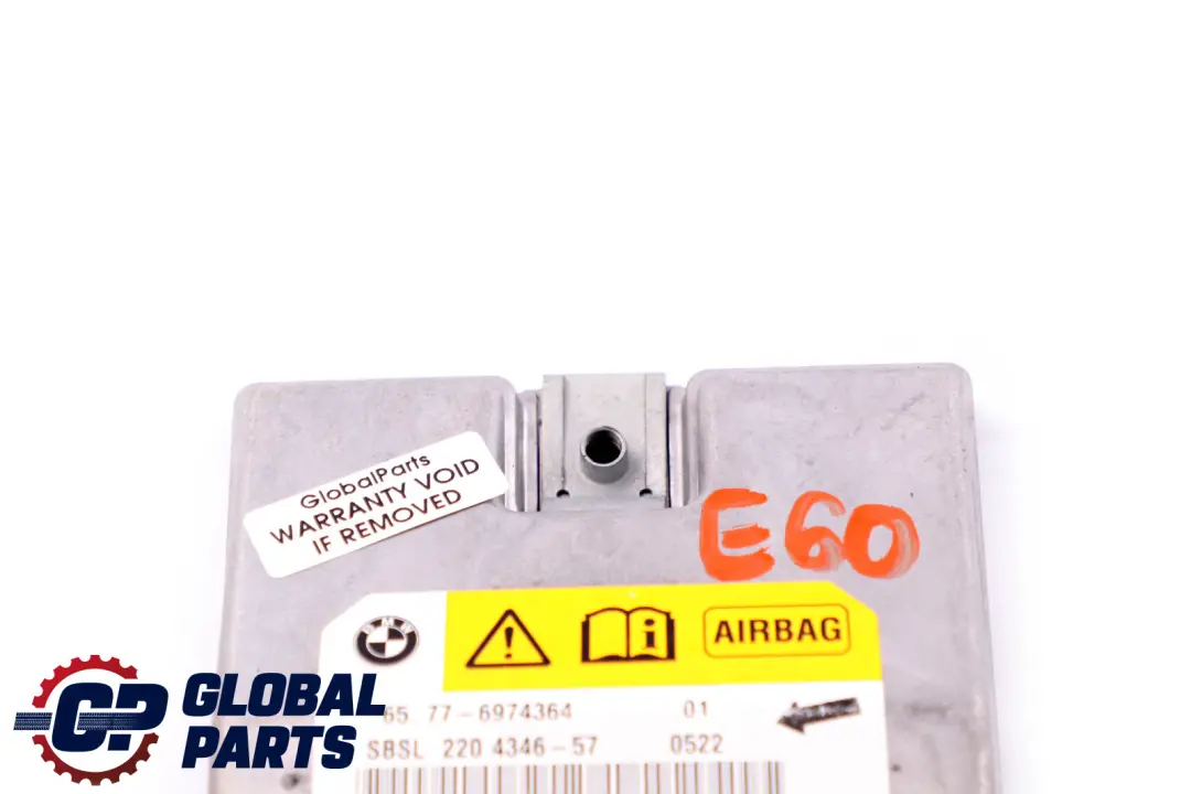 BMW 5 6 er E60 E61 E63 Sensor B-Säule Links 6974364