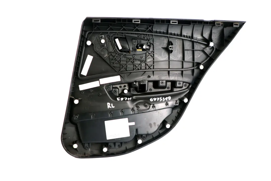 BMW E87 LCI Tapicerka Panel Boczek Drzwi Lewy Tył Antracyt 6975319