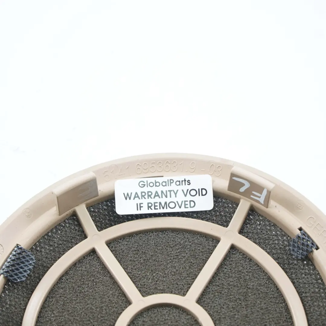 BMW E92 E93 Tapa Altavoz Izquierda Crema Beige 6953637