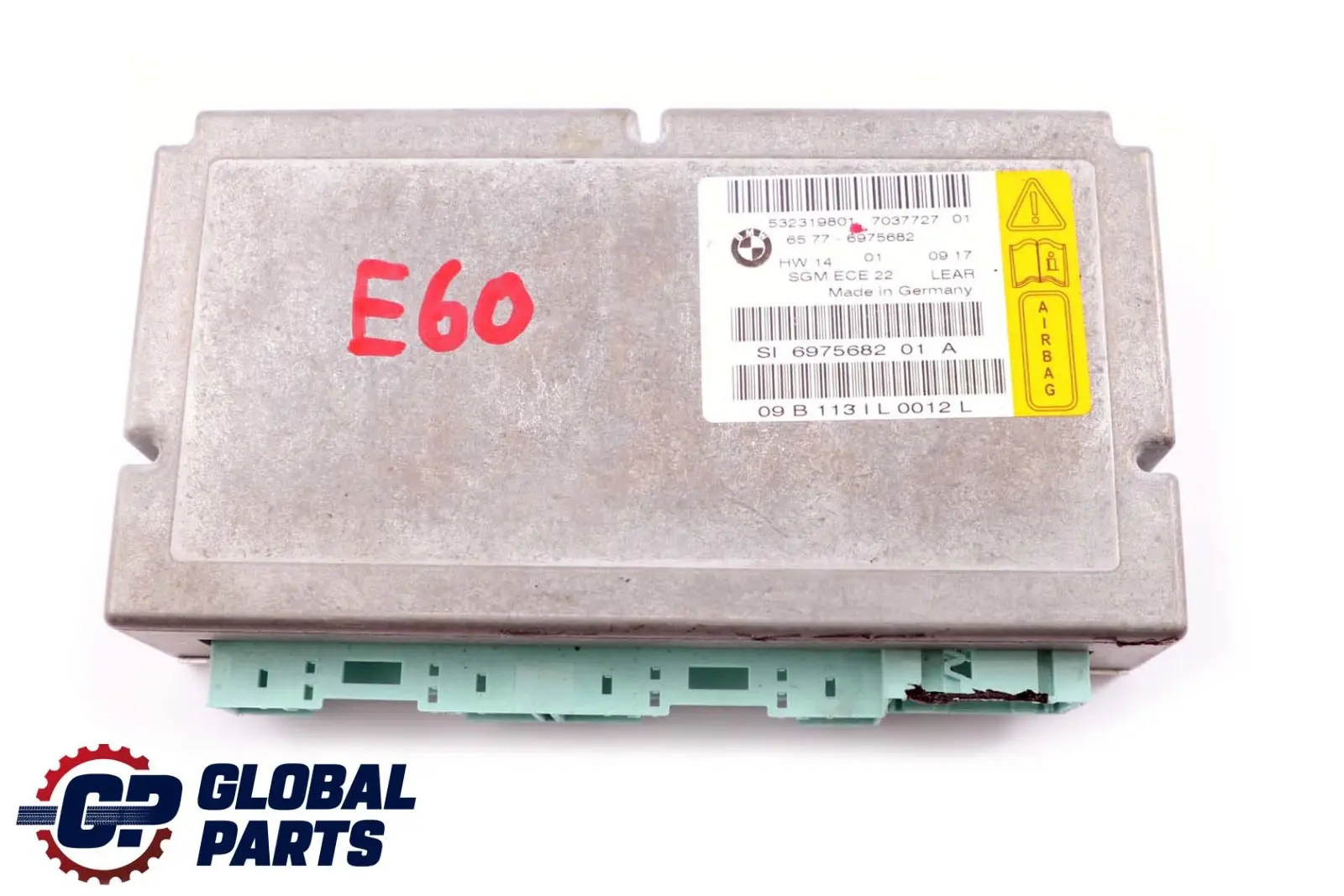 BMW 5 Series E60 E61 Airbag ECU Control Unit Gateway Module 6975682