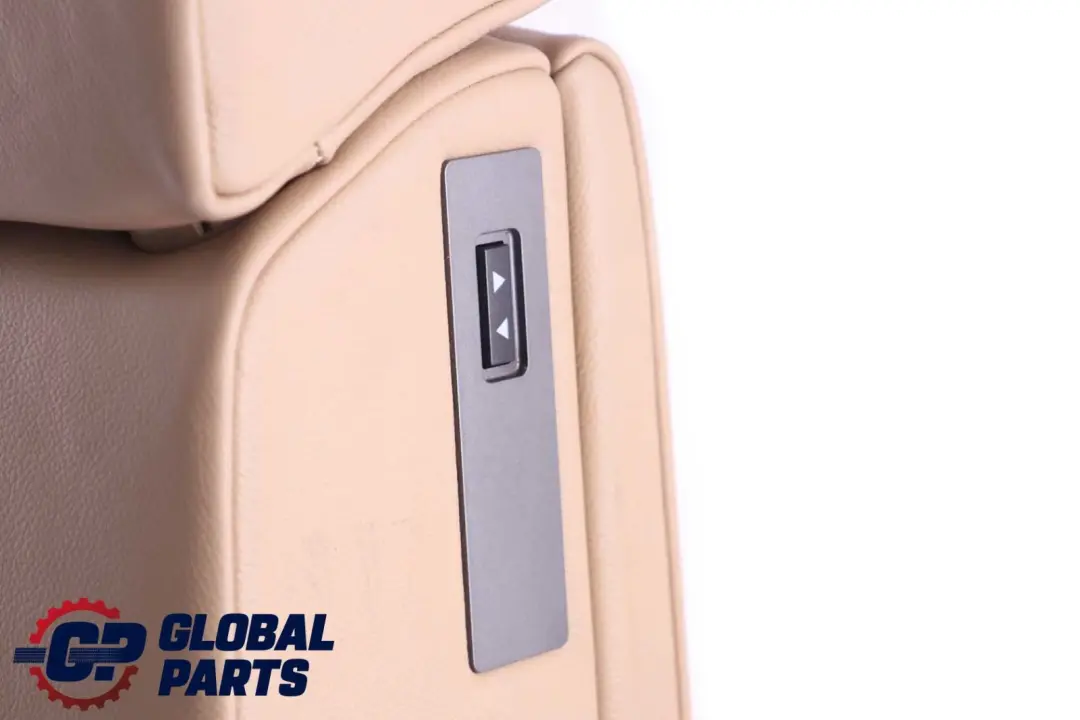 BMW 7 E65 E66 1 Rear Seat Armrest Headrest Console Leather Beige 6976236