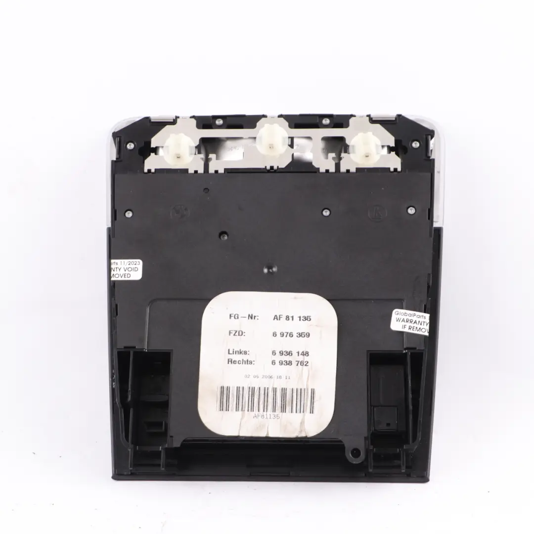 Switch Interior Light Roof Control Sunroof SOS Airbag Switch BMW E91 E84 - SKU 6976359 - Part number 6976359