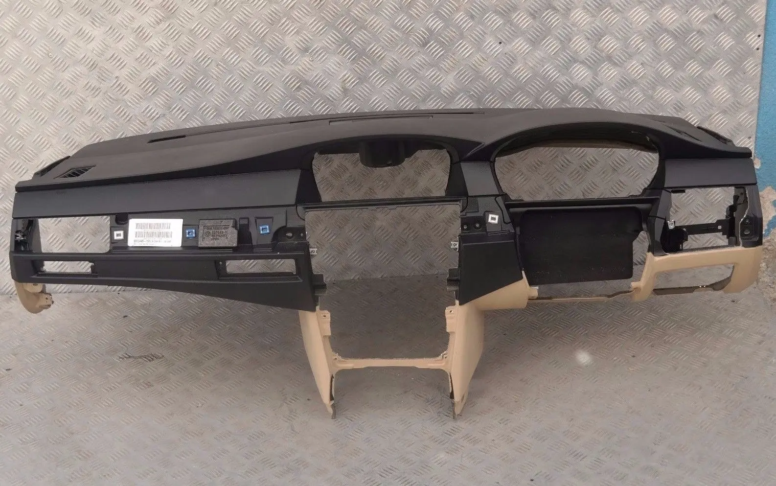 BMW 5 Series E60 E61 LCI Dashboard Dash Trim Panel Beige 6976449