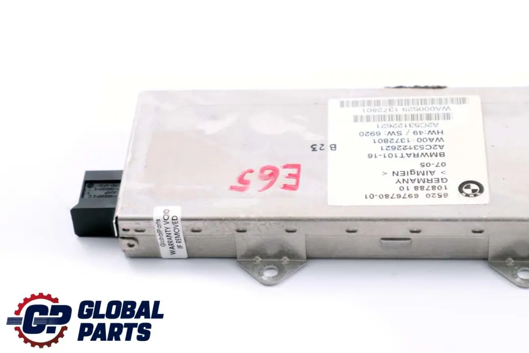 BMW 7 E65 E66 Antena Sintonizador Amplificador Profesional 6976780