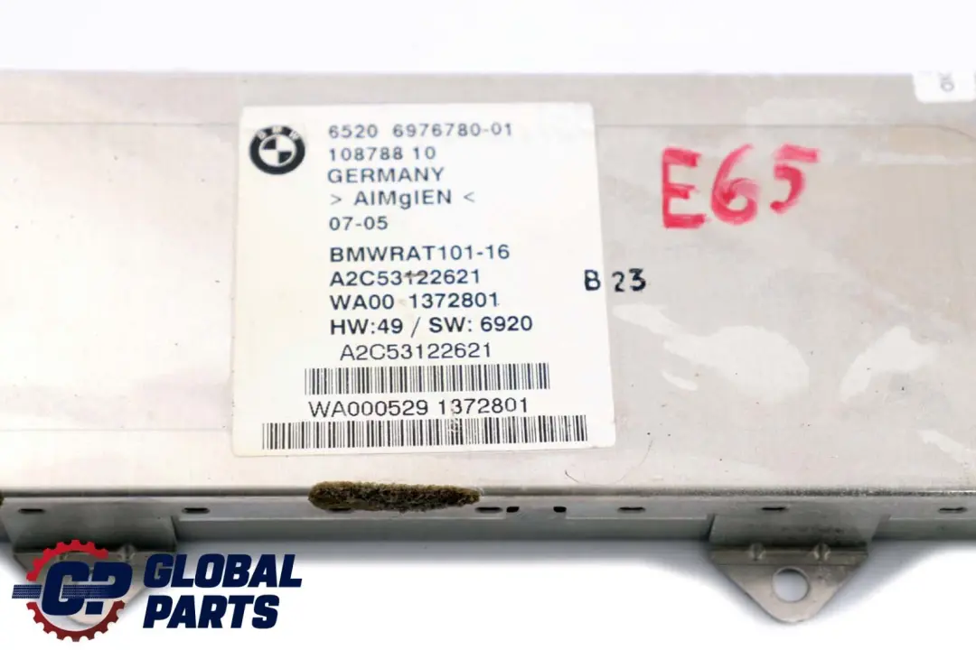 BMW 7 E65 E66 Antena Sintonizador Amplificador Profesional 6976780