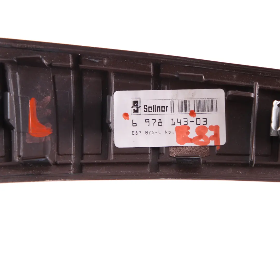 Door Trim BMW E81 E87 LCI Strip Inside Left Handle N/S Wood Light Walnut 6978143