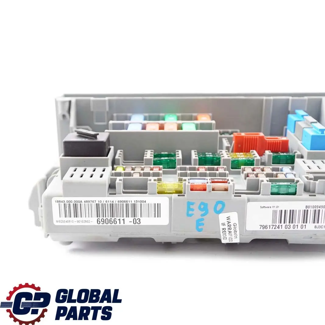 BMW 1 3 Series E87 E90 Power Distribution Fuse Box Front 6906611