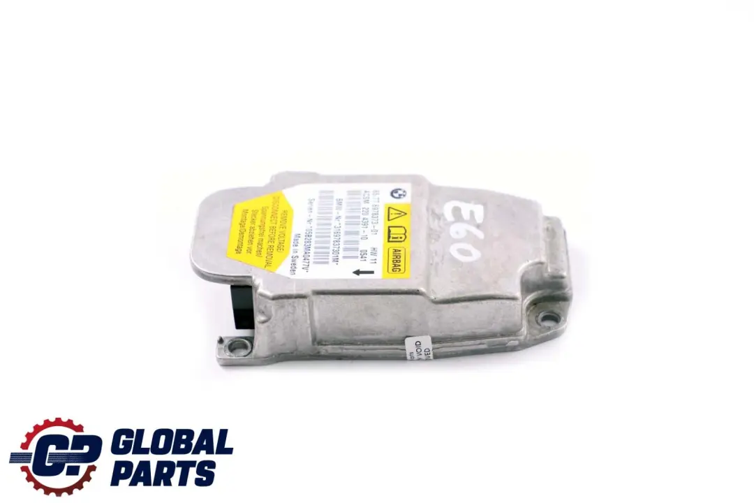 BMW 5 6 Z4 Series E60 E61 E63 E85 E86 ECU Control Unit Module Air Bag 6978373