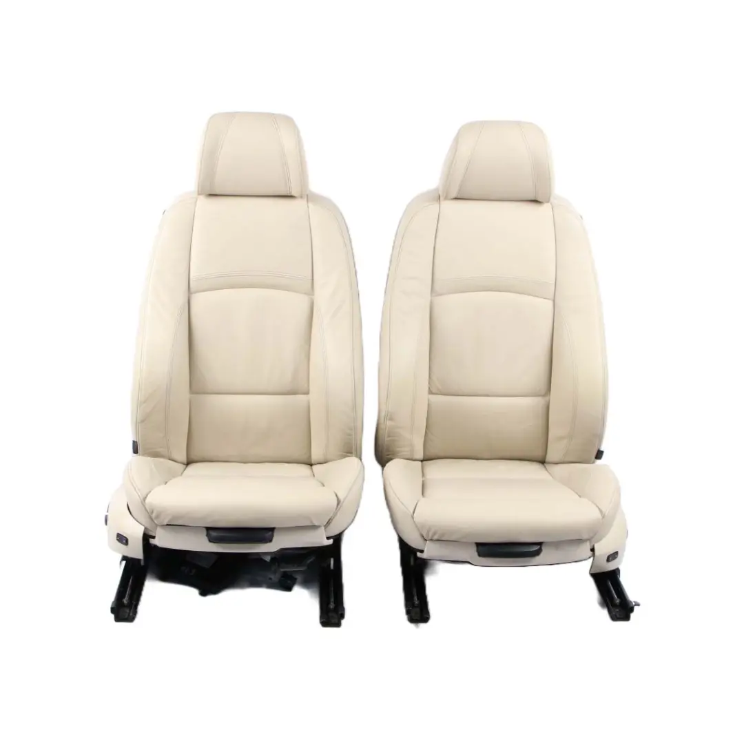 Seats M Sport BMW E92 Heated Memory Creambeige Beige Leather Interior Seat Set