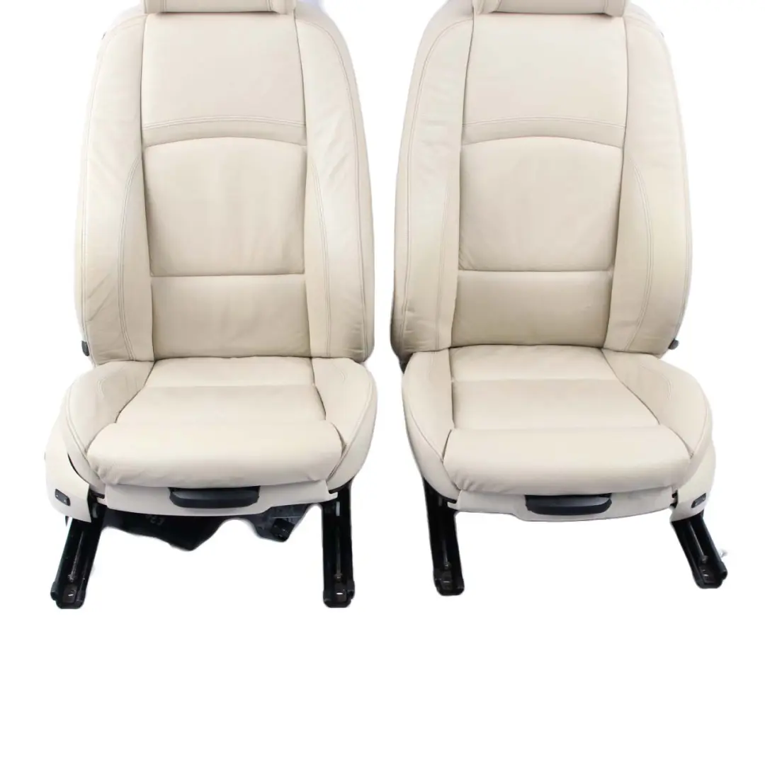 Seats M Sport BMW E92 Heated Memory Creambeige Beige Leather Interior Seat Set