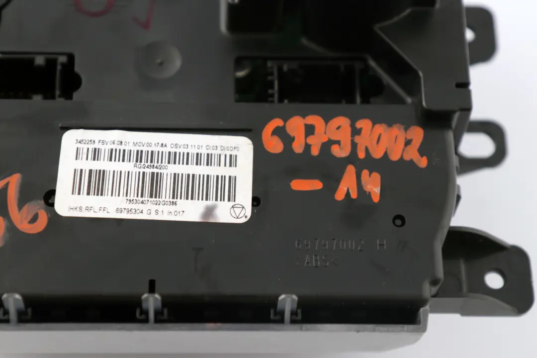 Mini R56 Aire Acondicionado Calentador Unidad de Control Interruptor 69797002