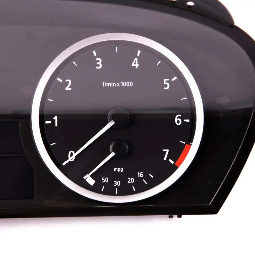 BMW 5 E60 E61 Instrument Cluster Speedo Clocks Petrol MPH Automatic 6983146