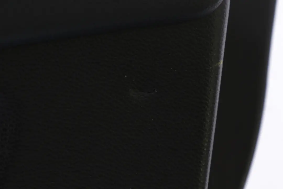 BMW 5 Series E60 E61 LCI Front Right O/S Door Card Lining Leather Panel Black