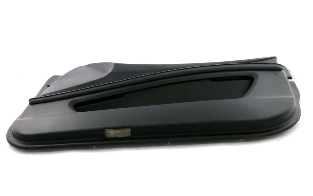 BMW 5 Series E60 E61 LCI Front Right O/S Door Card Lining Leather Panel Black