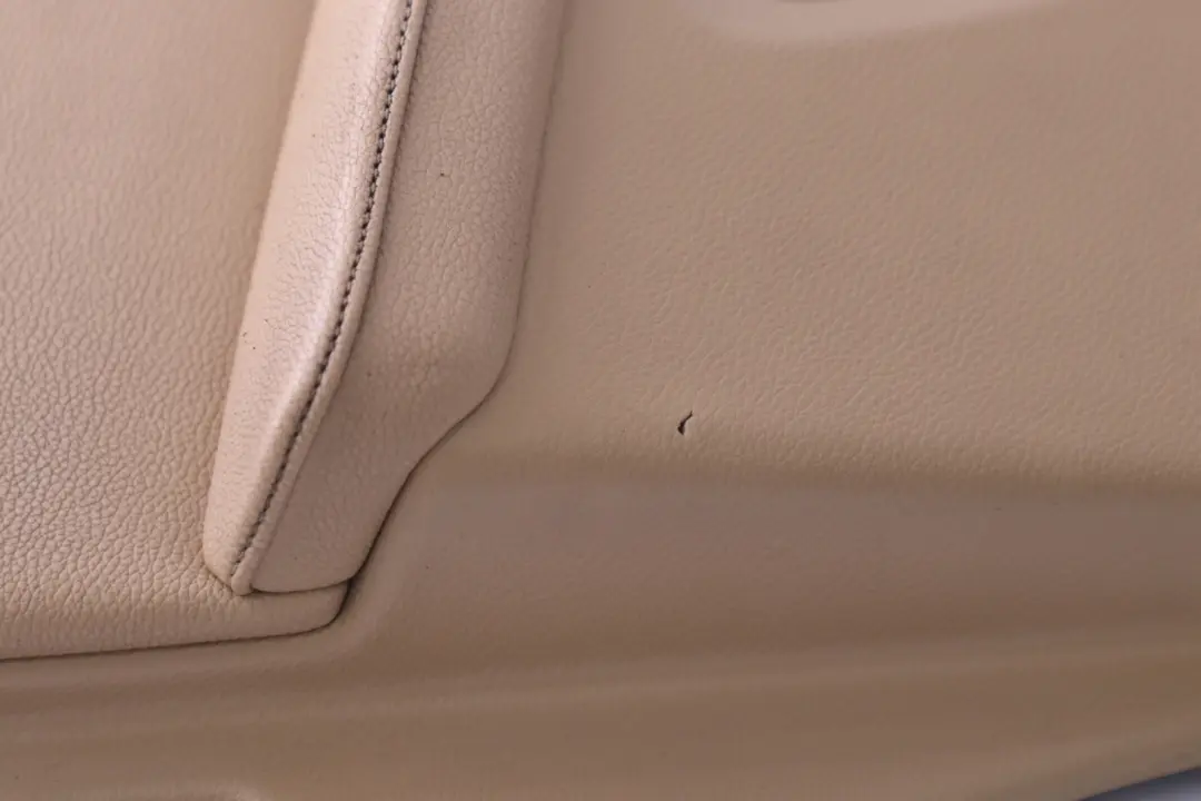 BMW 5 SERIES E60 E61 LCI Door Card Trim Panel Beige Leather Front Left N/S