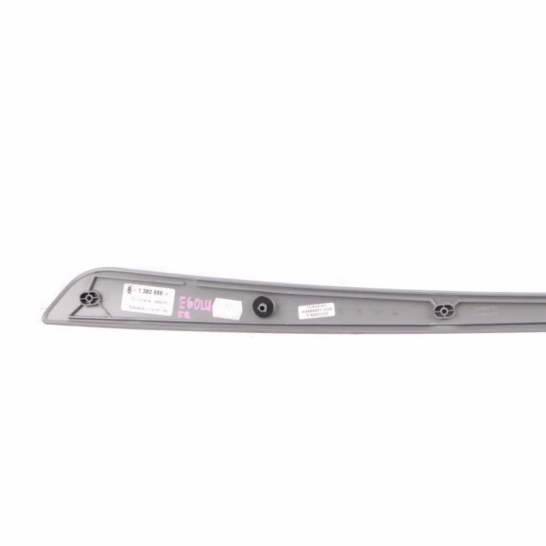 BMW E60 LCI Door Trim Decor Strip Cover Front Right O/S Spacegrau Grey 1380956