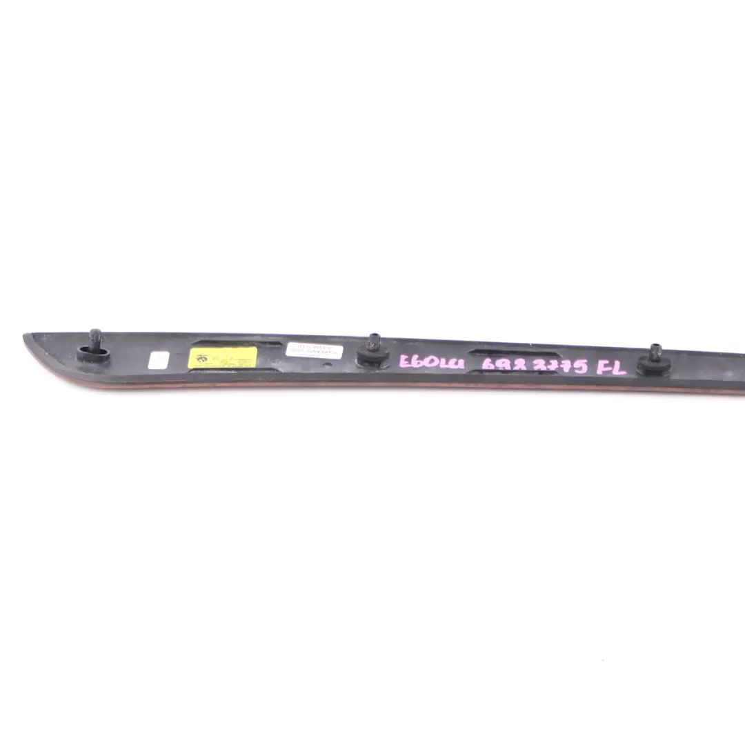 BMW E60 E61 LCI Decor Strip Trim Door Front Left N/S Fine Wood Light 6983775