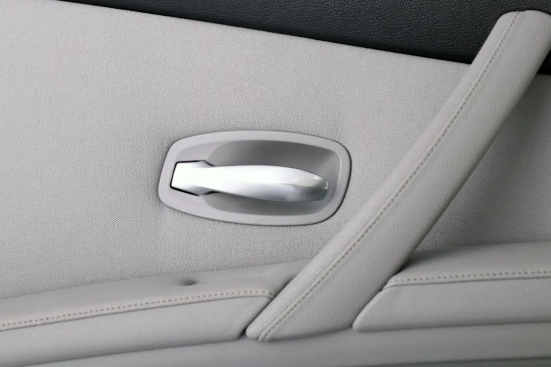 BMW 5 Series E60 E61 LCI Rear Left Door N/S Card Trim Panel Grey Cloth