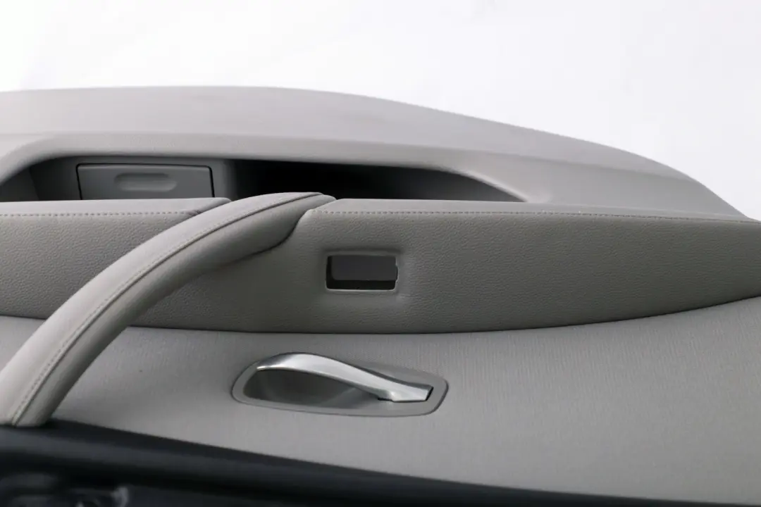 BMW 5 Series E60 E61 LCI Rear Left Door N/S Card Trim Panel Grey Cloth
