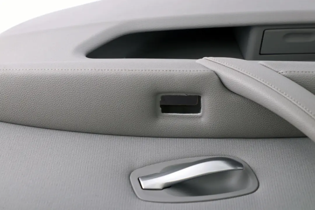 BMW 5 Series E60 E61 LCI Rear Right Door O/S Card Trim Panel Grey Cloth