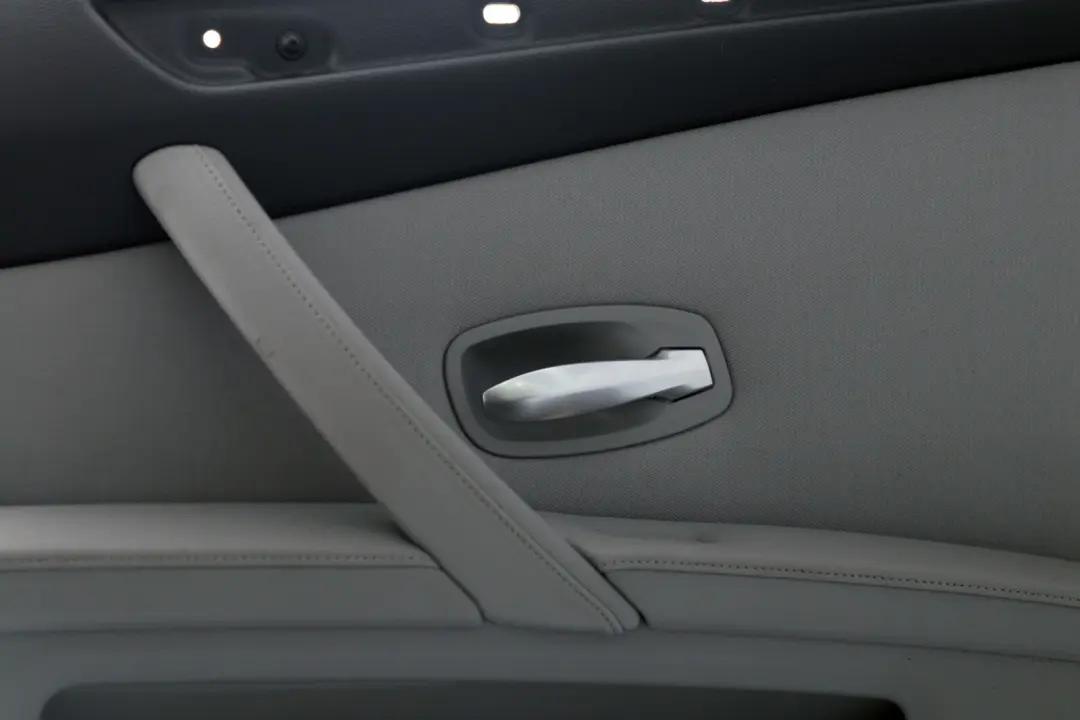 BMW 5 Series E60 E61 LCI Rear Right Door O/S Card Trim Panel Grey Cloth