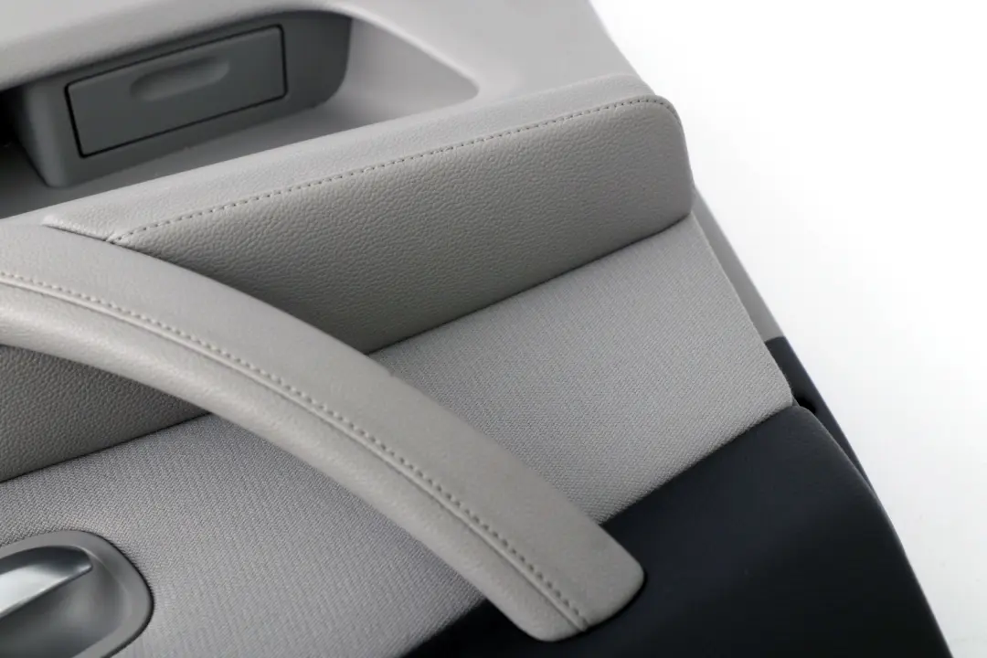 BMW 5 Series E60 E61 LCI Rear Right Door O/S Card Trim Panel Grey Cloth