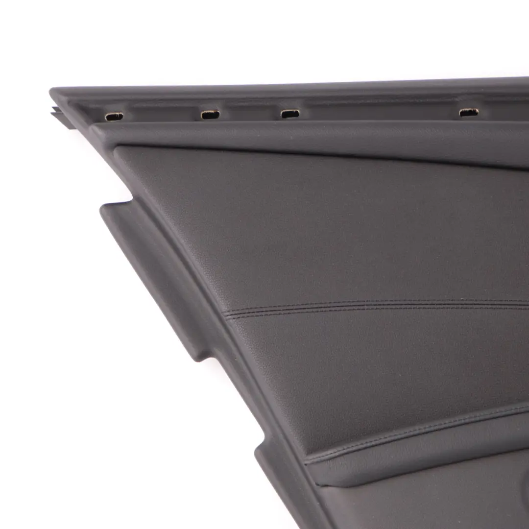 Door Card BMW E60 E61 LCI Rear Left N/S Door Lining Trim Panel Black Leather
