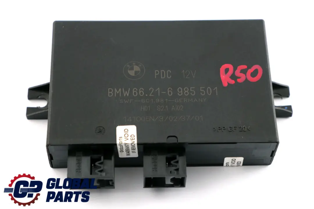 BMW Z4 E46 E89 Mini R50 R52 Unidad de Control de Aparcamiento PDC 6985501