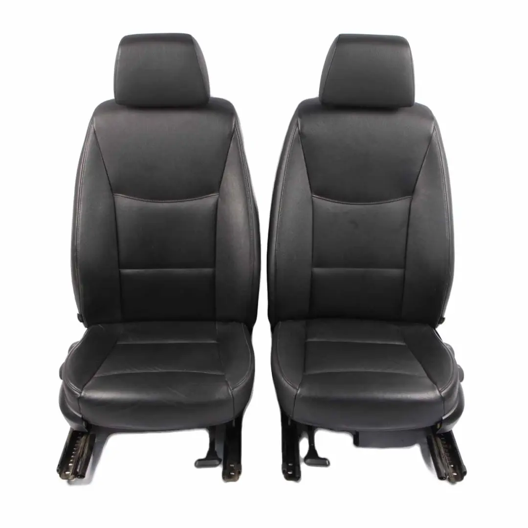 Leather Seats BMW E90 Saloon Black Dakota Interior Front Rear Seat Door Cards