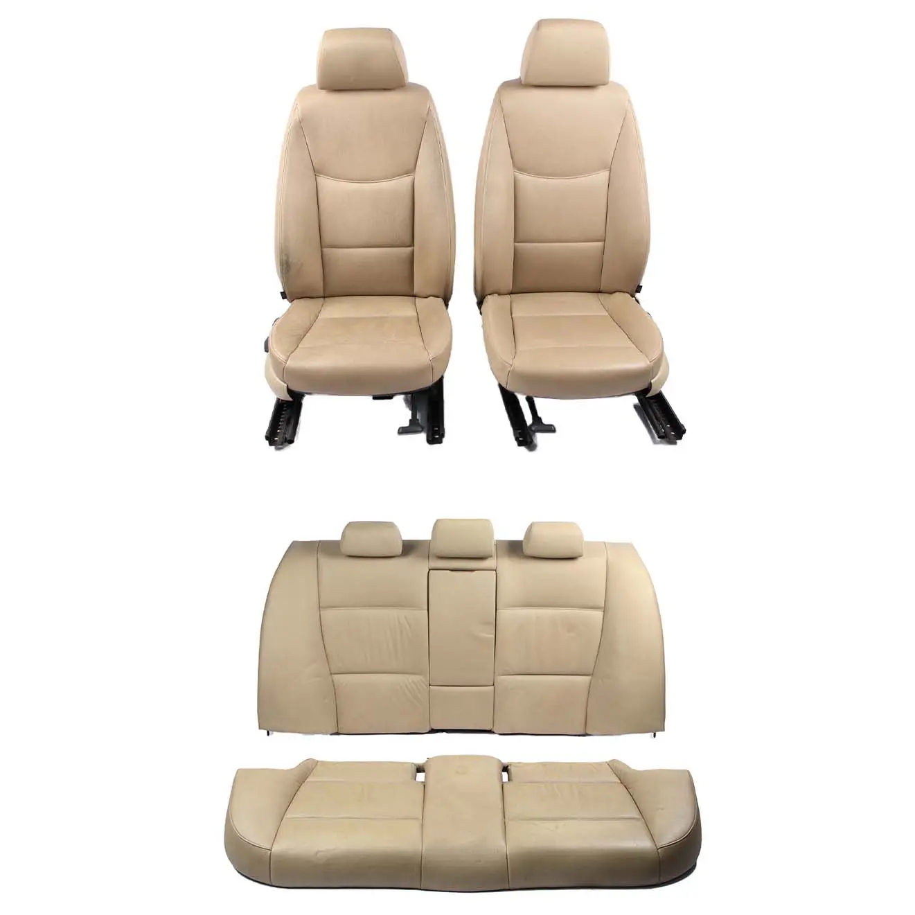 BMW E90 Saloon Beige Leather Interior Seats Front Rear Seat with Door Cards 