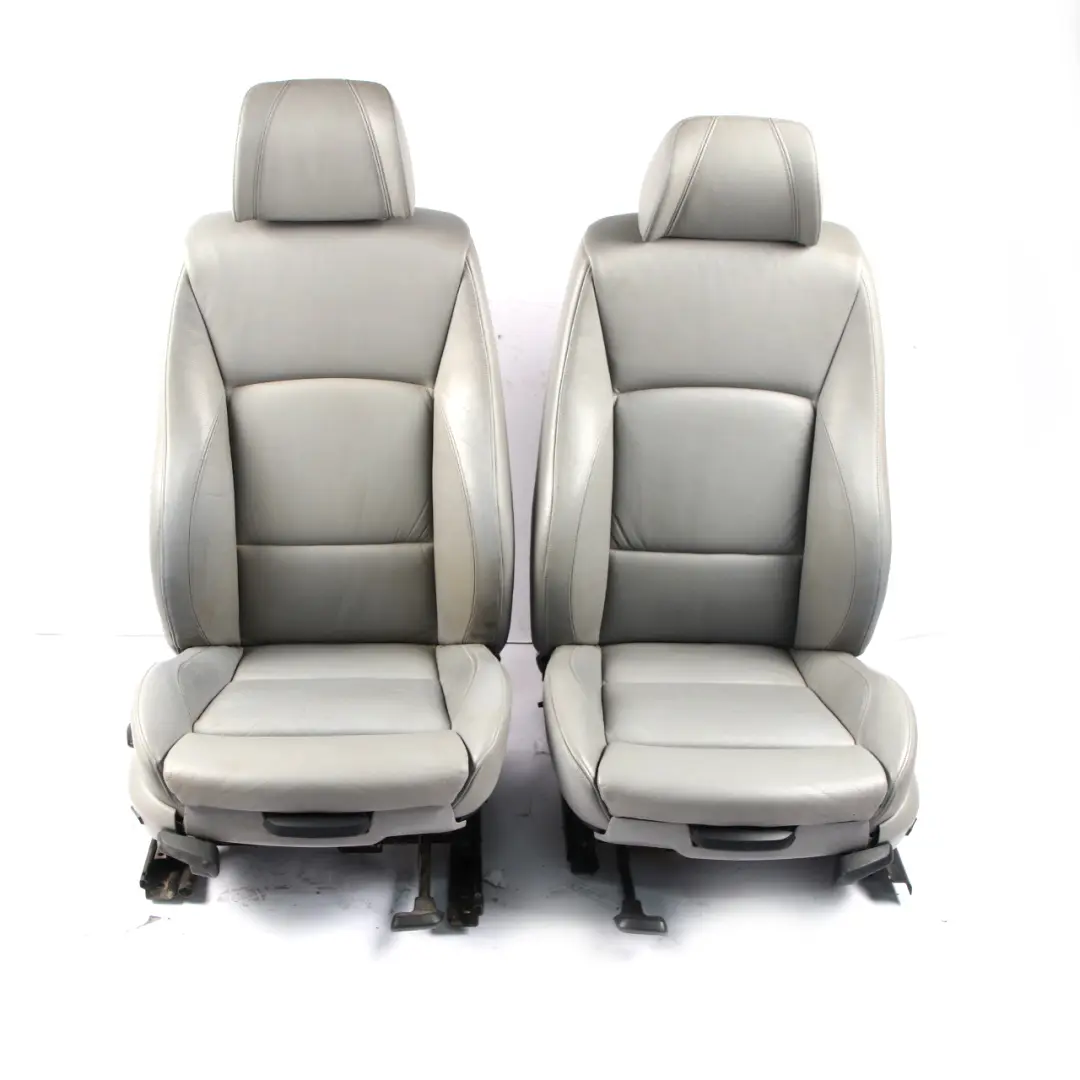 BMW E90 Seats Leather M Sport Grey Seats Front Rear Seat Set with Door Cards