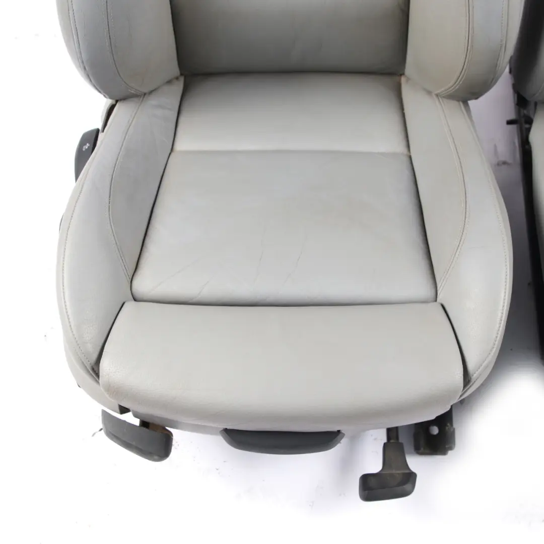 BMW E90 Seats Leather M Sport Grey Seats Front Rear Seat Set with Door Cards