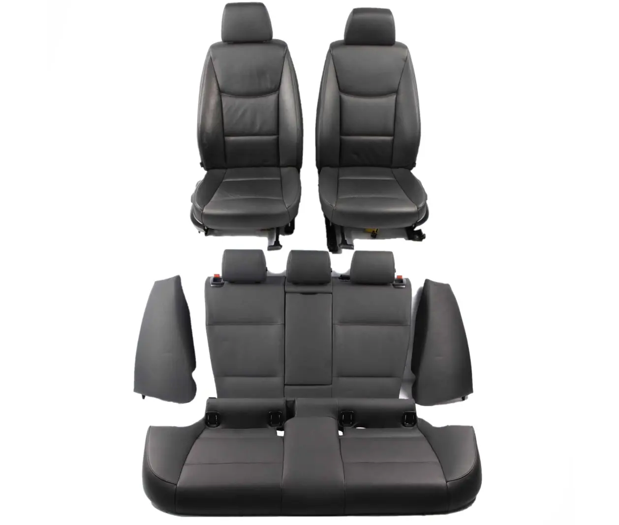 Leather Seats BMW E91 Touring Black Dakota Interior Front Rear Seat