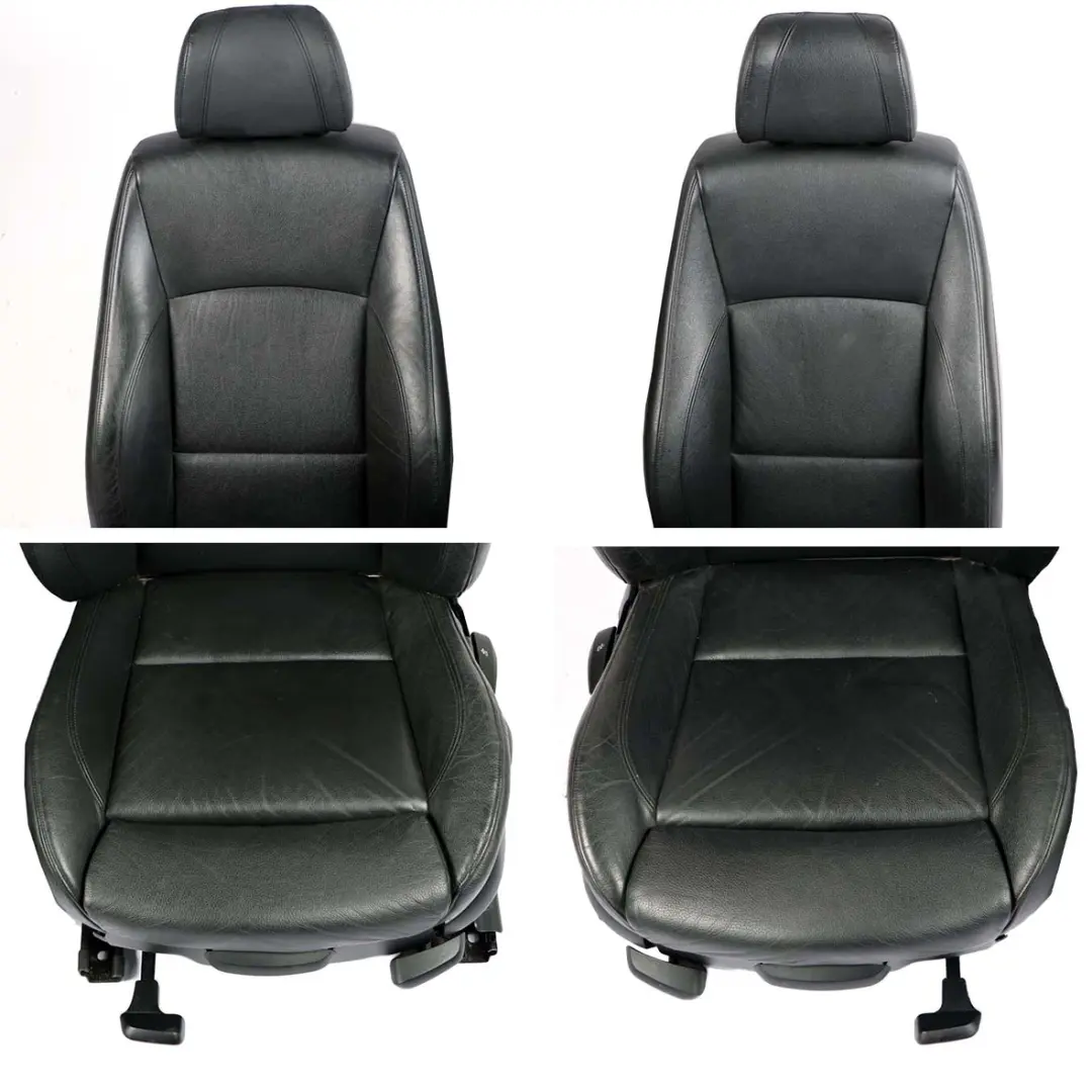 BMW E90 Saloon M Sport Black Leather Interior Seats Front Rear Seat Door Cards