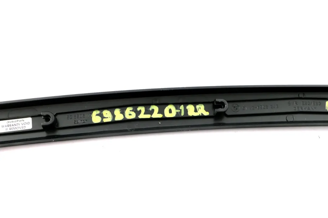 BMW 3 Series 1 E92 E93 Decorative Strip Trim Cover Rear Right O/S Diamant Black