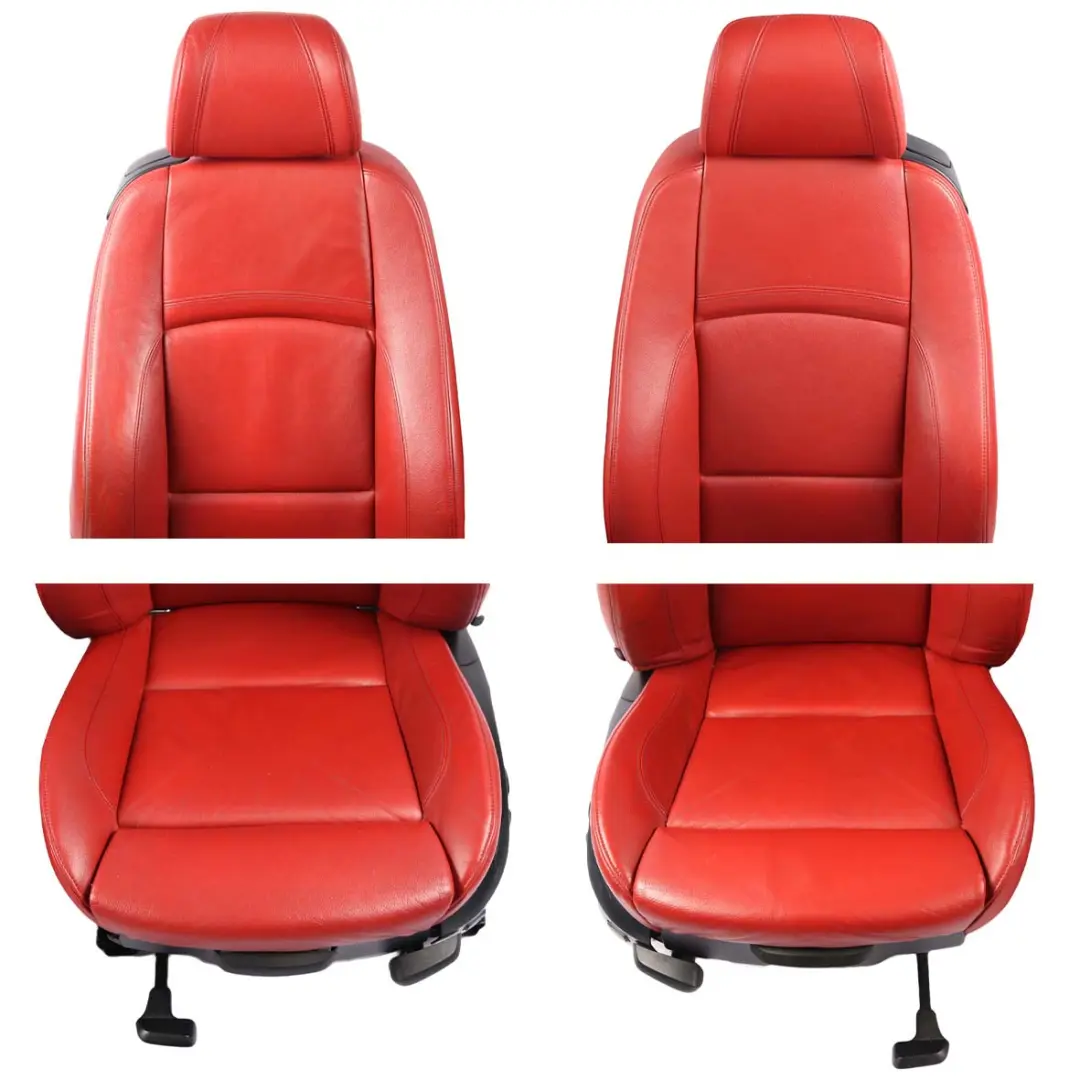 Leather Seats BMW E92 M Sport Electric Red Front Rear Seat with Door Cards 