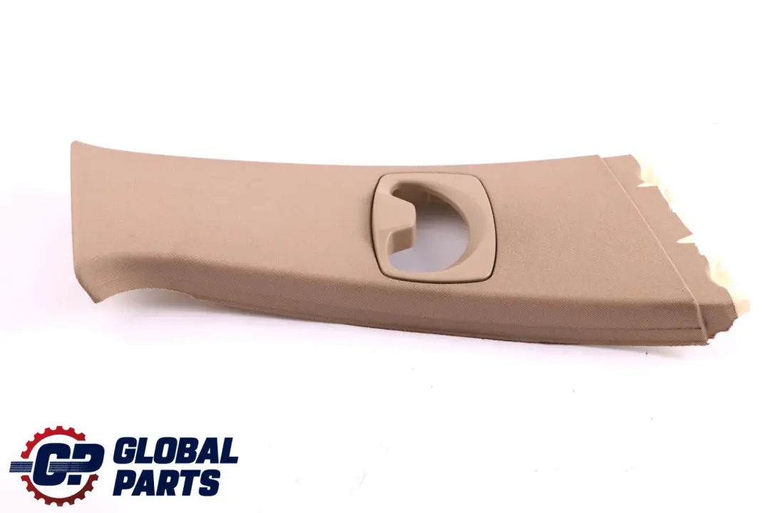 BMW 5 Series E60 E61 LCI Top B-Column Trim Cover Panel Creme Beige Right O/S